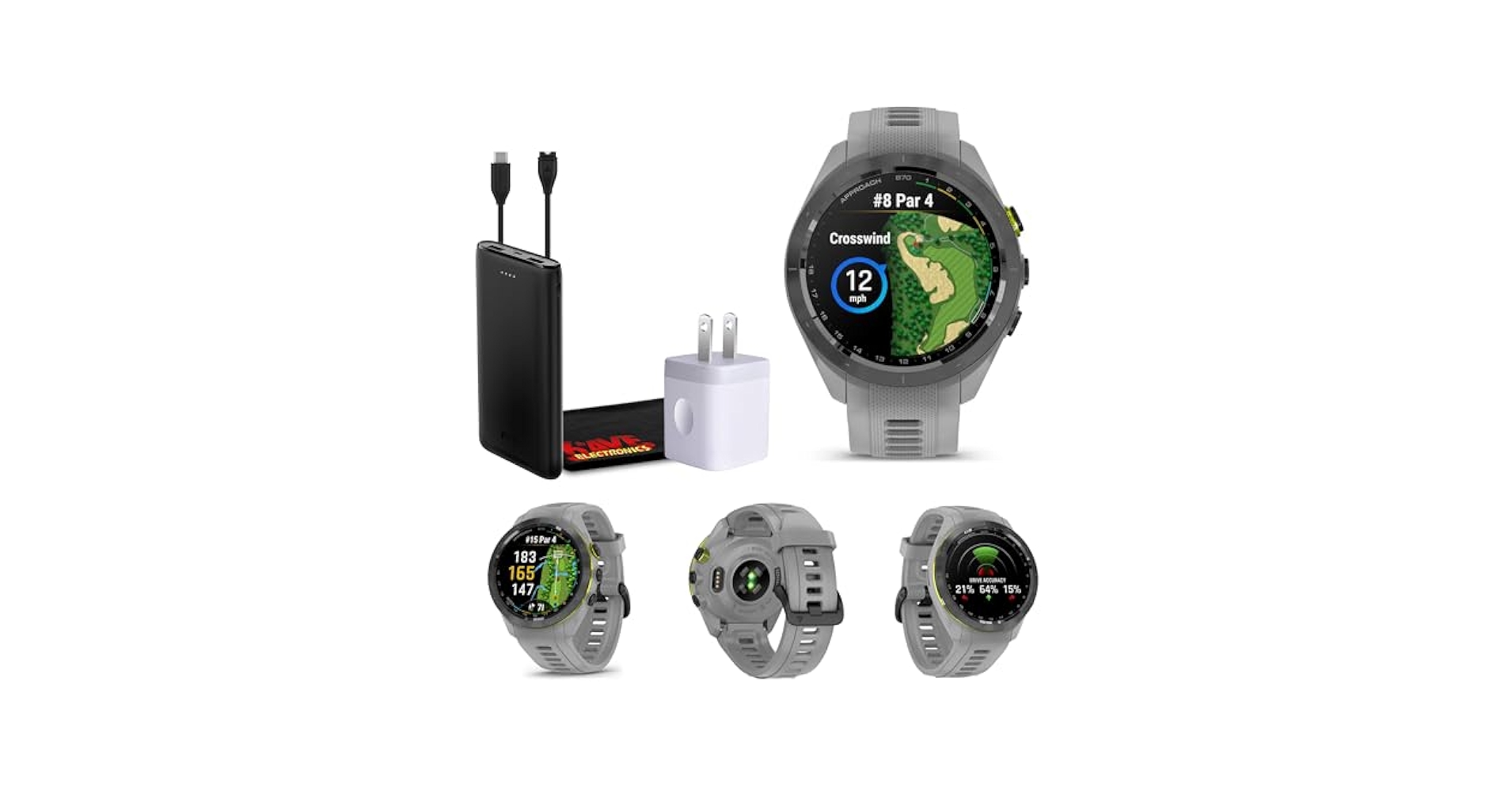 GARMIN Approach S70 42mm Gray 箱無し Approach S70 - GPS Golf Smartwatch (Gray) | Smartwatches